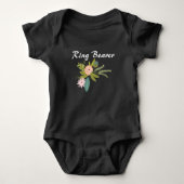 RING BEARER Floral en fauna Romper (Voorkant)