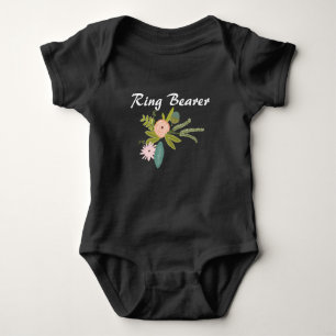 RING BEARER Floral en fauna Romper