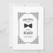 Ring Bearer Funny BW Bow Stropdas  Vlaanderen (Voorkant)