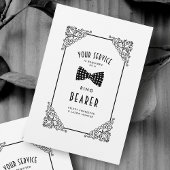 Ring Bearer Funny BW Bow Stropdas  Vlaanderen