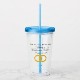 Ring Bearer Gift Acryltumbler Acryl Drinkbeker