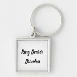 Ring Bearer Gift Custom Name Gifts Wedding Keychai Sleutelhanger