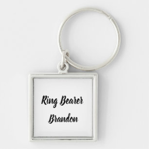 Ring Bearer Gift Custom Name Gifts Wedding Keychai Sleutelhanger