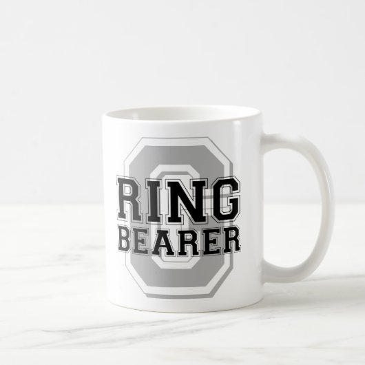 Ring Bearer Groom's Team Coffee Mok (Rechts)