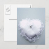 Ring Bearer Heart Pillow Briefkaart (Voorkant / Achterkant)