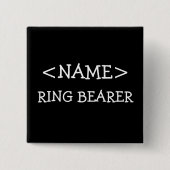 Ring Bearer Name Button (Voorkant)