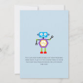 Ring Bearer Page Boy Voorstel Robot Kaart (Achterkant)