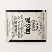 Ring Bearer Puzzle Uitnodiging Legpuzzel (Horizontaal)