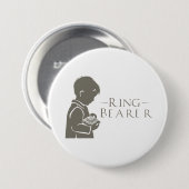 Ring Bearer Ronde Button 7,6 Cm (Voorkant /achterkant)