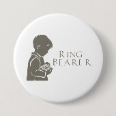 Ring Bearer Ronde Button 7,6 Cm (Voorkant)