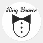 Ring Bearer Ronde Sticker (Voorkant)