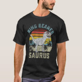 Ring Bearer Saurus Dinosaur Wedding Rex Ring Secur T-shirt (Voorkant)