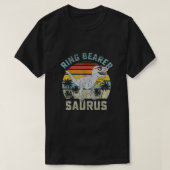 Ring Bearer Saurus Dinosaur Wedding T-shirt (Design voorkant)