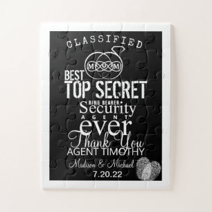 Ring Bearer Secret Agent Puzzle Legpuzzel