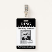 Ring Bearer Security Badge (Voorkant met clip)