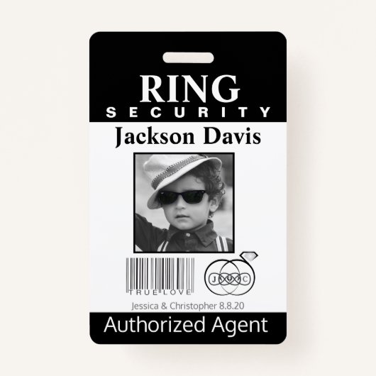 Ring Bearer Security Badge (Voorkant)