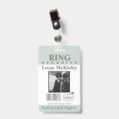 Ring Bearer Security Badge (Voorzijde met clip)