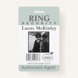 Ring Bearer Security Badge