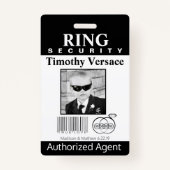Ring Bearer Security Badge (Voorkant)