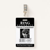 Ring Bearer Security Badge (Voorkant met clip)