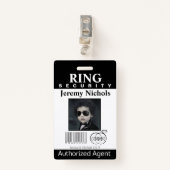 Ring Bearer Security Badge (Voorkant met clip)