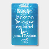 Ring Bearer Security Badge (Achterkant)