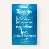 Ring Bearer Security Badge (Achterkant)