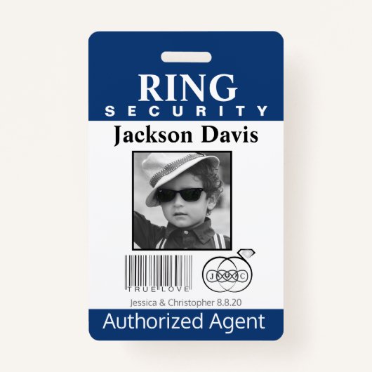 Ring Bearer Security Badge (Voorkant)