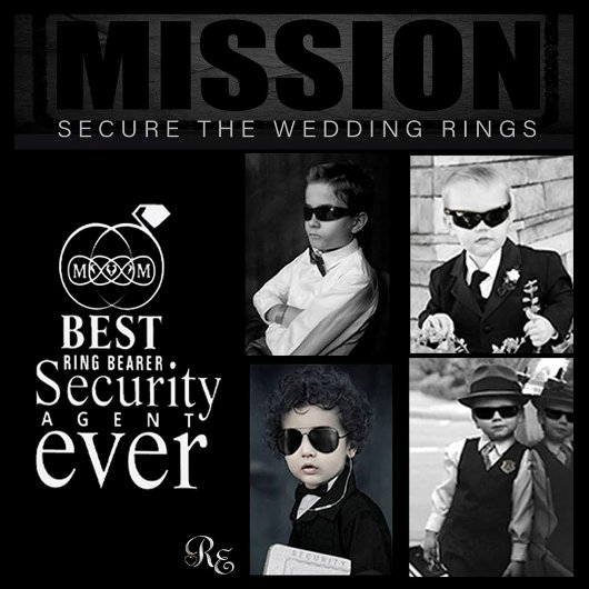 Ring Bearer Security Badge