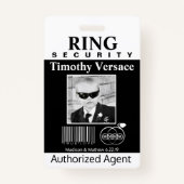 Ring Bearer Security Badge (Voorkant)