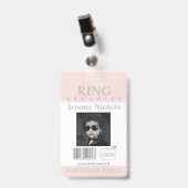 Ring Bearer Security Badge (Voorzijde met clip)