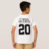 Ring Bearer Security T Shirt (Achterkant volledig)
