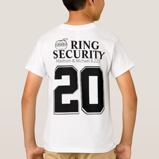 Ring Bearer Security T Shirt (Achterkant)