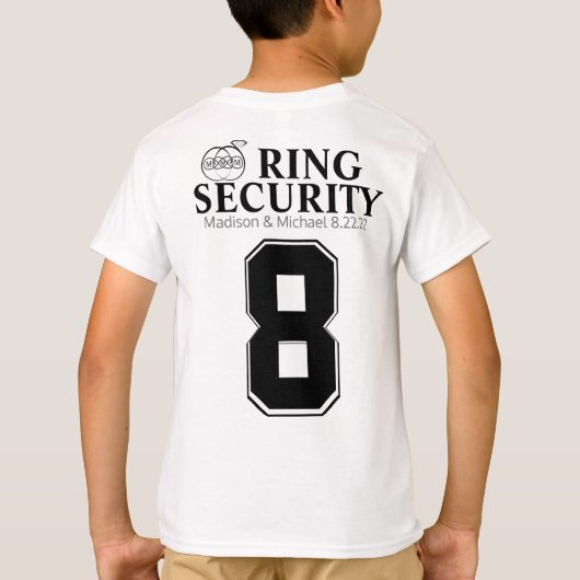 Ring Bearer Security T Shirt (Achterkant)