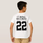 Ring Bearer Security T Shirt (Achterkant volledig)