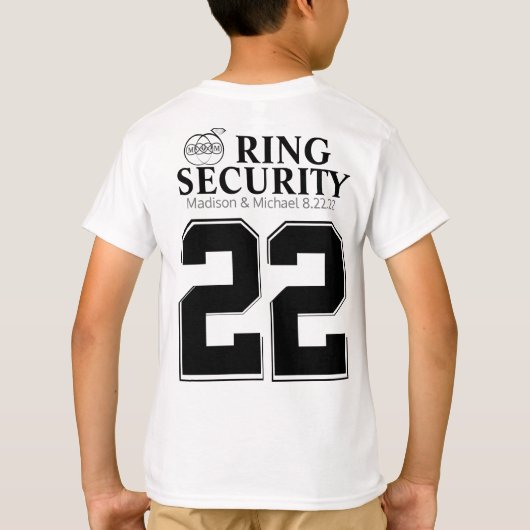 Ring Bearer Security T Shirt (Achterkant)