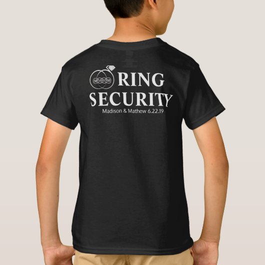 Ring Bearer Security T Shirt (Achterkant)