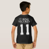 Ring Bearer Security T Shirt (Achterkant volledig)