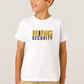 Ring Bearer SPY-beveiligingsring peuter shirt (Voorkant)