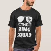 Ring Bearer Squad Sunglass Wedding Party Security  T-shirt (Voorkant)