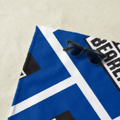 Ring Bearer Strandlaken Blauw en Zwart Collectie (In situ)