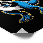 Ring Bearer T-rex Dino Funny Wedding Party Ring Di Poster (Hoek)