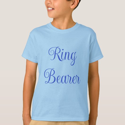 Ring Bearer T-shirt (Voorkant)