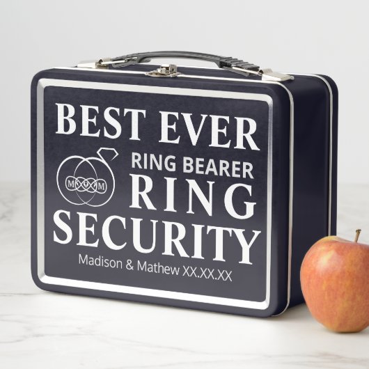 Ring Bearer Top Secret Ring Security Box (In situ)