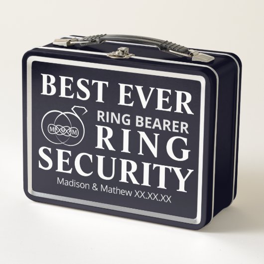 Ring Bearer Top Secret Ring Security Box (Voorkant)