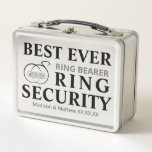 Ring Bearer Top Secret Security Box<br><div class="desc">De ringsdrager van het huwelijk de veiligheidsdoos u kunt vullen zal alles uw ringsdrager als uw speciale agent moet voelen.</div>