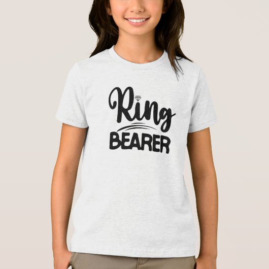 Ring Bearer Tri-Blend Shirt (Voorkant)