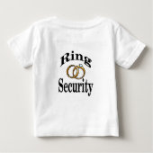 Ring Bearer Wedding Baby Shirt (Achterkant)