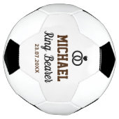 Ring Bearer Wedding Bedankt Voetbal (Gedraaid)