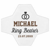 Ring Bearer Wedding Bedankt Voetbal (Enkel)